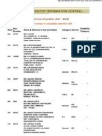 CSE Candidates' Information Central.